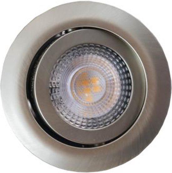Foto: Prolight led spots inbouwspots plafond dimbaar 5w 3 stuks incl lichtbron warmwit licht