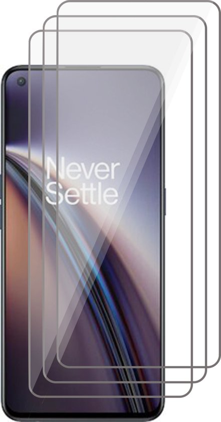 MOBYDEFEND 3-Pack Case-Friendly Screensavers Gehard Glas Geschikt voor Nothing Phone (4a) Screenprotector voor Nothing Phone Transparant