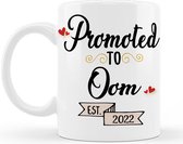 Mok Promoted to Oom - Beker - Kraamcadeau - Cadeau voor Oom - Gratis Inpak Service