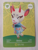 Amiibo animal crossing new horizons kaart Shino 436 serie 5