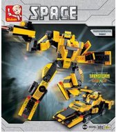 Brickkies®, Sluban Space Cheetah Transformer , 284 Bouwblokjes, M38-B0256