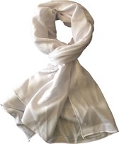 Premium kwaliteit dames sjaal / Wintersjaal / lange sjaal - Wit