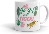 Hercoffeemug - Koffiemok - New Job - Go get 'em tiger - bossbabe