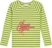 T-shirt Smitten Organic 'Reflection Print on Yarn Dyed Stripes'