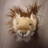 Kids Lion Plush Animal Head Wall Decor