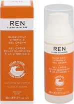 REN - Radiance VEGAN Glow Daily Vitamin C Gel Cream - 50 ml - nachtcrème