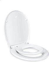 Bol.com WC Bril - Toiletbril Dubbel - Verkleiner Voor Kinderen - 2 in 1 - Kinder Toiletbril - Soft Close Toiletdeksel aanbieding