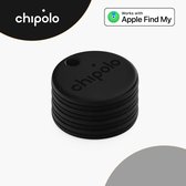 Chipolo One Spot - Apple Tag Airtag Sleutelhanger - Keyfinder Sleutelvinder - Apple Find My Network - 4-Pack - Zwart