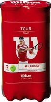 Wilson Tour Competition 2-pack 4 tennisballen