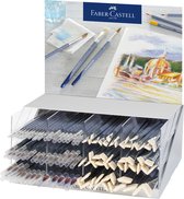Faber- Castel pinceaux en présentoir 110 pièces plates et rondes assorties