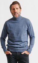 Haze & Finn Trui Knit Rollneck Melange Mc16 0221 India Ink Mannen Maat - L