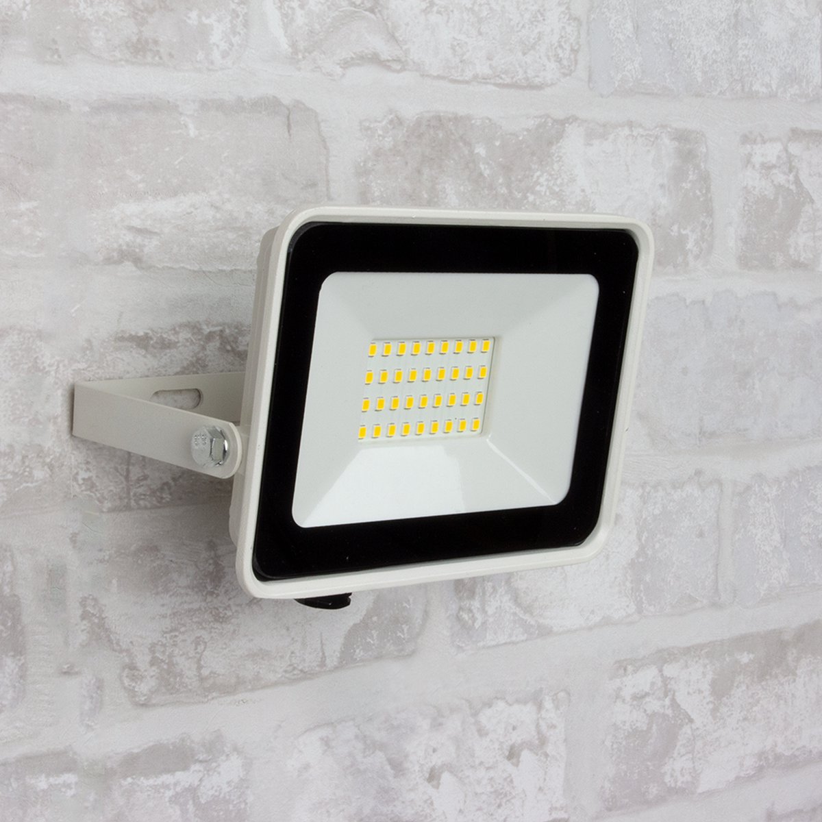LED bouwlamp - Wit - 30W - 2400 lumen - Met beugel