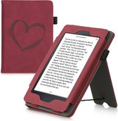 kwmobile flip cover geschikt voor Amazon Kindle Paperwhite - Book case met magnetische sluiting - Hoes voor e-reader in donkerrood