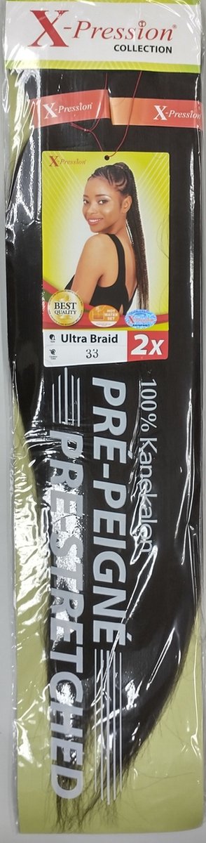 X-PRESSION - ULTRA BRAID PRE-STRETCHED NUMMER 33