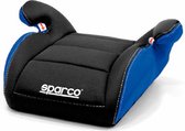 Sparco zitverhoger F100 Zwart/Blauw 15 tot 36 kg, 4 t/m 12 jaar (E1) met knijpkat - zaklamp