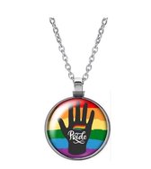 Akyol - pride Ketting - LGBT - de echte pride aanhangers - pride - lgbt - amsterdam - pride aanhangers - steun de community - 60 CM lang