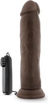 Bundle - Dr Skin - Dr. Skin - Dr. Throb Vibrator Met Zuignap 24 cm - Chocolate met glijmiddel