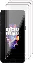 OnePlus 5 Screenprotector - Beschermglas OnePlus 5 Screen Protector Glas - 3 stuks