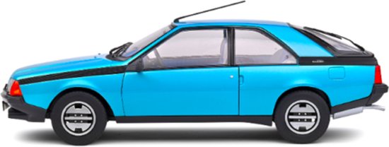 Renault Fuego GTS, 1980, Bleu - SOLIDO S1806402 - 1/18