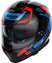 Nolan N80-8 Ally N-Com 43 Glossy Black Blue Red XS