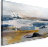 Schilderij - Abstract Landschap, Premium Print