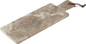 J-Line plank rechthoek marmer grijs/beige large
