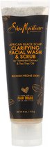 Shea Moisture African Black Soap Facial Wash & Scrub - 113g