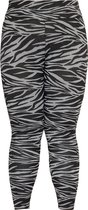 BVLV- Legging- Fitness Legging- Sport Legging- Zebra Print- Zwart