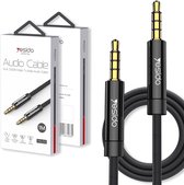 Yesido Audio AUX Kabel - 1 m - 3.5mm - Male to Male - Stereo Jack Kabel - Antraciet