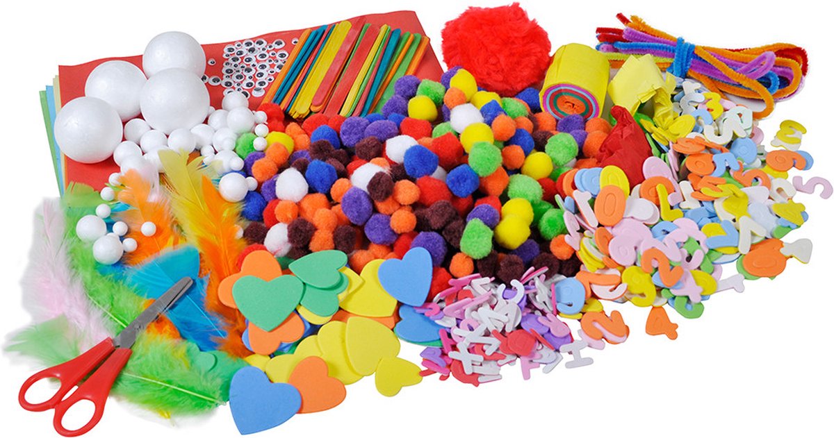 KnorrToys Knutseldoos Creative Bucket 750-delig