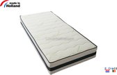 Pocketvering 7 zone matras - Traagschuim - NASA - 25 cm dik Aloevera tijk - 90x200 cm