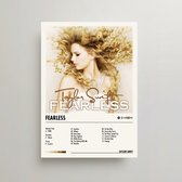 Taylor Swift Poster - Fearless Album Cover Poster - Taylor Swift LP - A3 - Taylor Swift Merch - Muziek