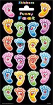 Stickervel Twinkle - Feet Faces