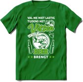 Val Me Niet Lastig Tijdens Het Vissen T-Shirt | Groen | Grappig Verjaardag Vis Hobby Cadeau Shirt | Dames - Heren - Unisex | Tshirt Hengelsport Kleding Kado - Donker Groen - XL