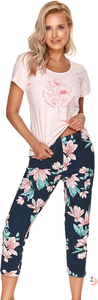 Taro Short Pyjama - Marina - 100% Katoen. Maat M.