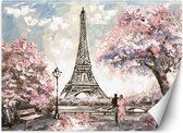 Trend24 - Behang - Parijs - Behangpapier - Fotobehang - Behang Woonkamer - 254x184 cm - Incl. behanglijm