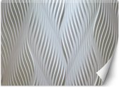 Trend24 - Behang - Golven In Abstract - Vliesbehang - Fotobehang 3D - Behang Woonkamer - 350x245 cm - Incl. behanglijm