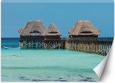 Trend24 - Behang - Malediven - Behangpapier - Fotobehang Natuur - Behang Woonkamer - 450x315 cm - Incl. behanglijm
