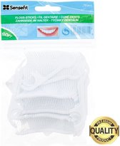 Sensefit - Flosdraad - Tandenstoker - Floss sticks - Flosdraad voor beugels - Flosser - oral b opzetborstel - Flosdraad zonder fluoride - Flosser met mintsmaak -