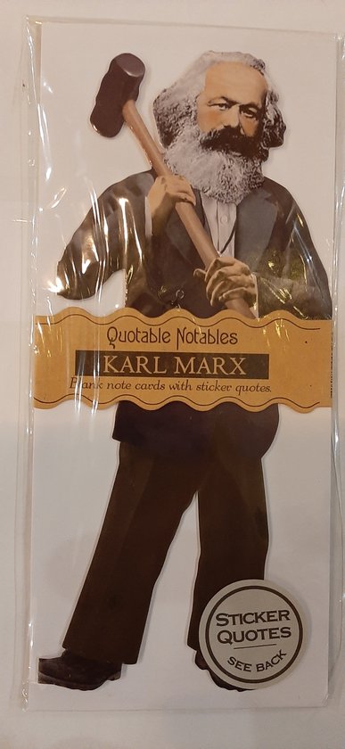 la guilde des philosophes au chômage Karl Marx notes citables carte de vœux de remerciement - carte d'anniversaire - carte postale - carte de félicitations avec enveloppe