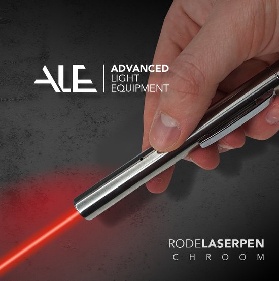 ALE Professionele laserpen - Rood - laser - USB oplaadbaar - Aluminium behuizing - Presenteren
