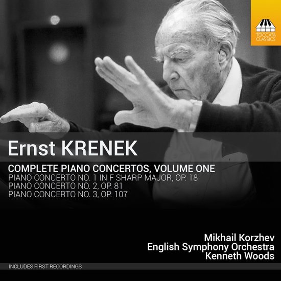 Mikhail Korzhev, English Symphony Orchestra, Kenneth Woods - Krenek: Complete Piano Concertos, Vol. 1 (CD)