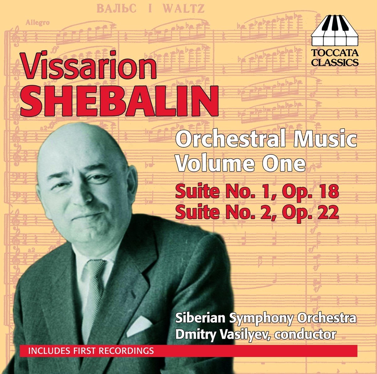 Siberian Symphony Orchestra, Dmitry Vasiliev - Shebalin: Orchestral Music, Volume 1 (CD)