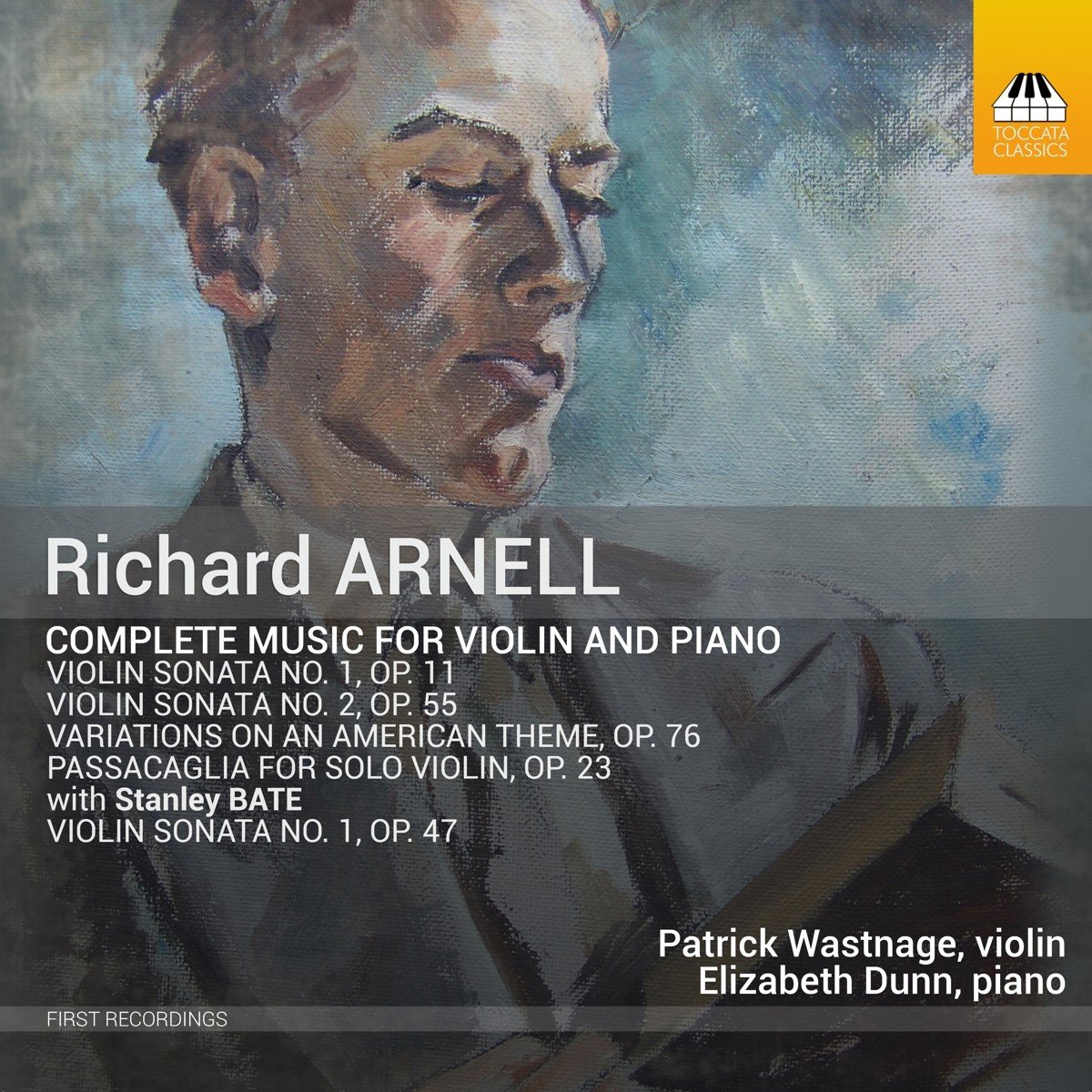 Patrick Wastnage & Elizabeth Dunn - Arnell: Complete Music For Violin And Piano (CD)