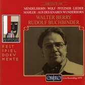 Walter Berry & Rudolf Buchbinder - Lieder, Live 1979 (CD)