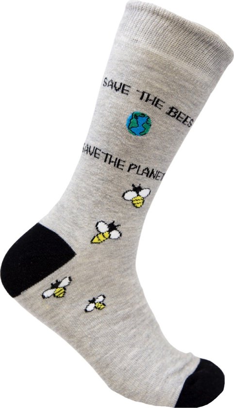 Save The Bee - Save The Planet - chaussettes - taille 39 / 45 | bol.com