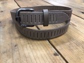 Riem Quality handgemaakt – taupe - maat 105 cm