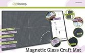 CraftEmotions - Tapis d' Craft en verre (60,3 x 36,2 cm) magnétique (860503/1800)