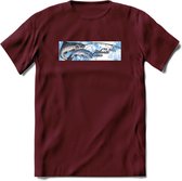 Vissen T-Shirt | Grappig Verjaardag Vis Hobby Cadeau Shirt | Dames - Heren - Unisex | Tshirt Hengelsport Kleding Kado - Burgundy - XXL