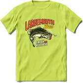 Catch and Release - Vissen T-Shirt | Beige | Grappig Verjaardag Vis Hobby Cadeau Shirt | Dames - Heren - Unisex | Tshirt Hengelsport Kleding Kado - Groen - 3XL